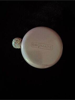 BrüMate Sparkle Pink Pocket Flask with Rhinestone Cap